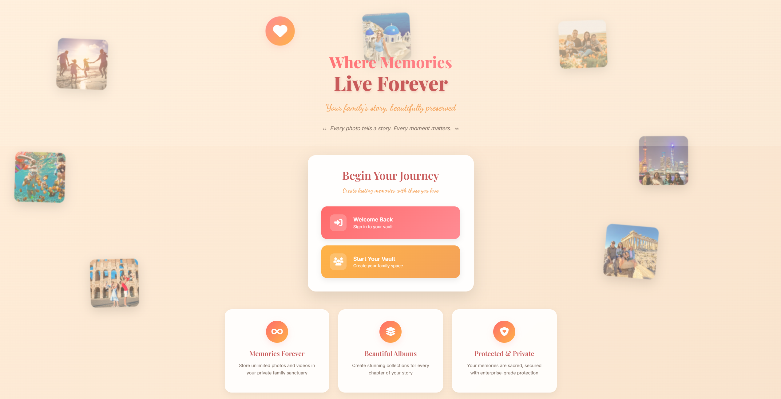 Family Memory Vault screenshot 1